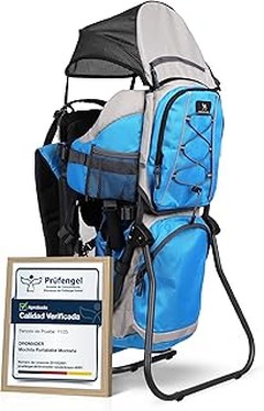 La edad adecuada para empezar a usar una mochila portabebés para espalda