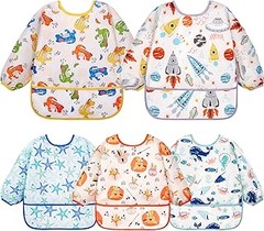 Comparativa: Baberos con Mangas Reutilizables y Desechables