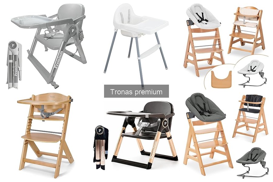 Accesorios esenciales para tronas premium para bebé
