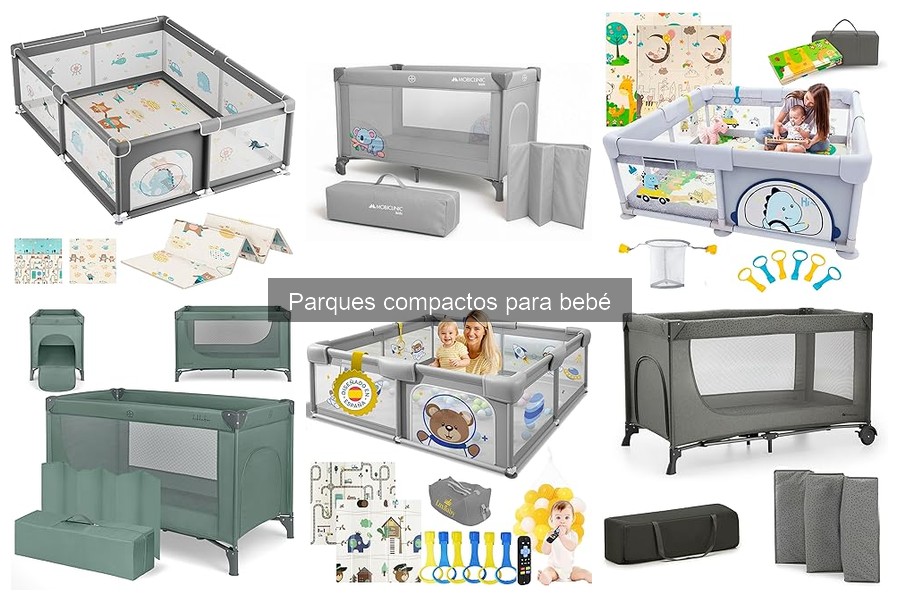 Accesorios imprescindibles para parques compactos de bebé