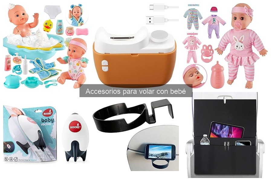Accesorios imprescindibles para volar con un bebé