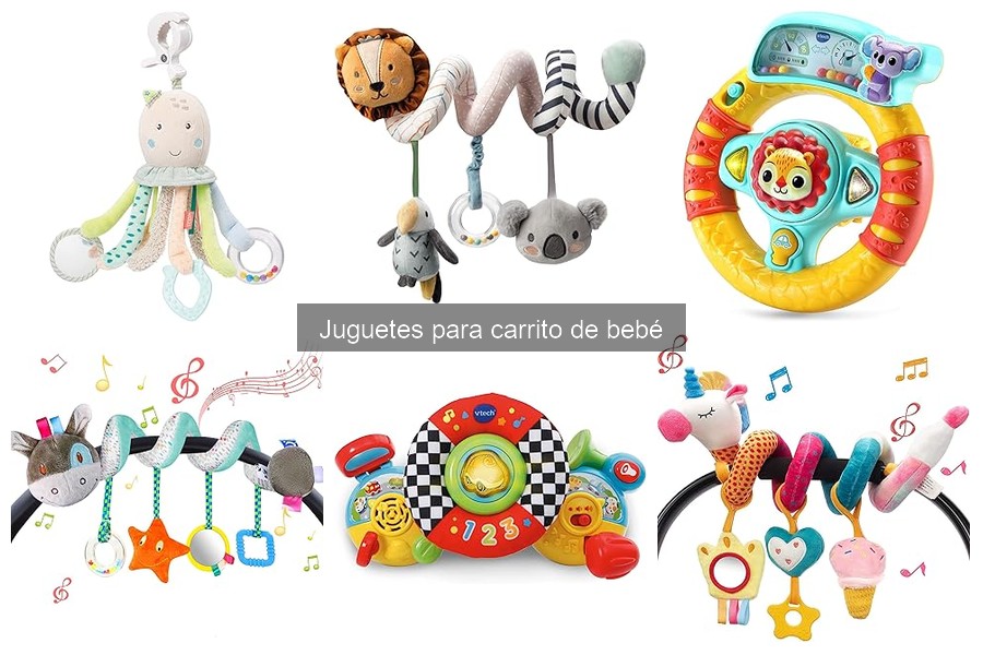 Actividades Divertidas con Juguetes en el Carrito de Bebé