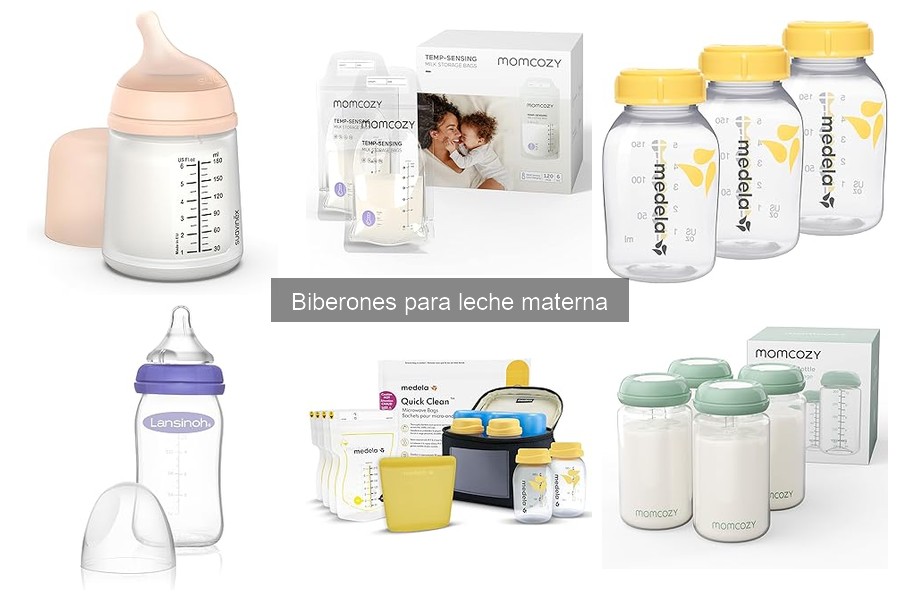 Alternativas a biberones para almacenar leche materna