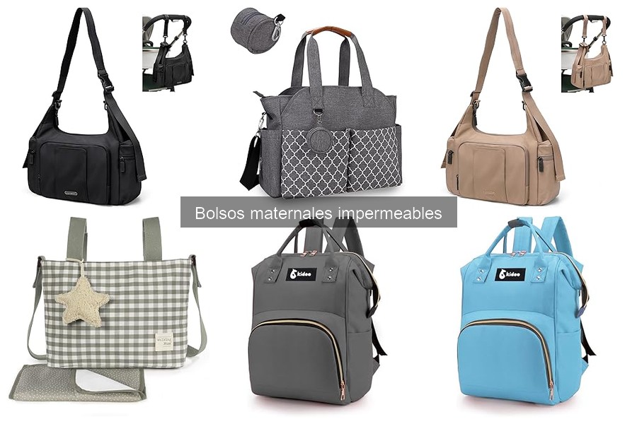 Alternativas a bolsos maternales impermeables: opciones prácticas