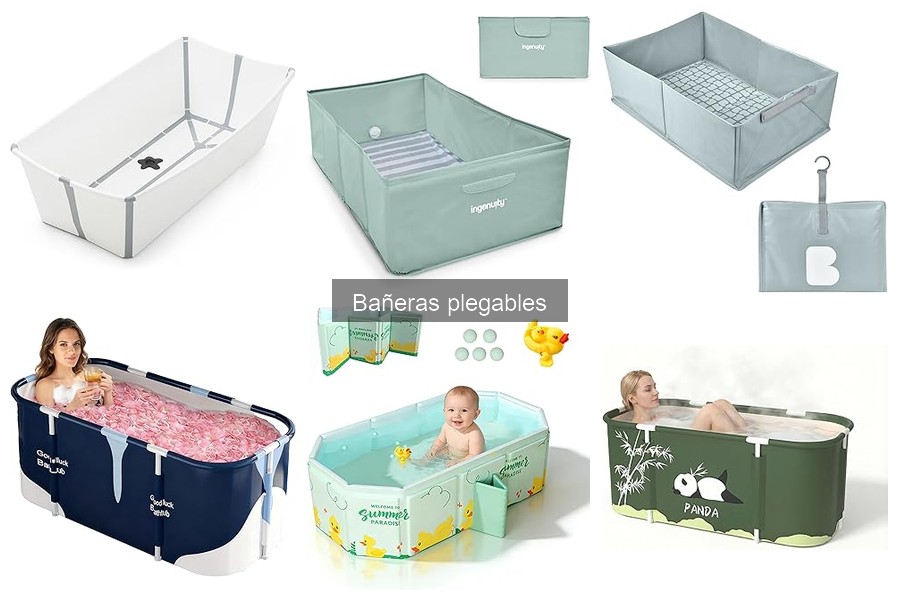 Alternativas a la bañera plegable para bebés: 5 opciones