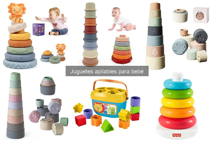 Alternativas a los juguetes apilables para el desarrollo infantil