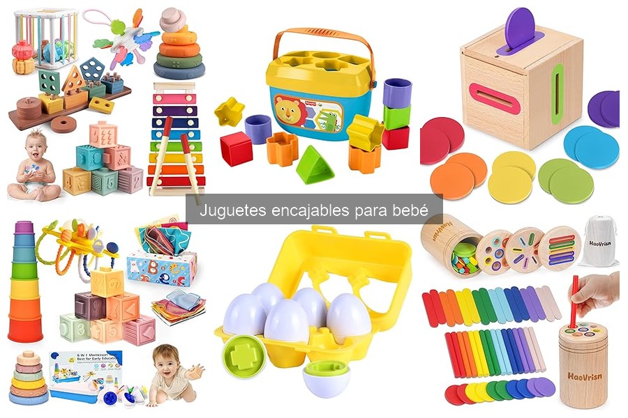 Alternativas a los juguetes encajables para el desarrollo del bebé