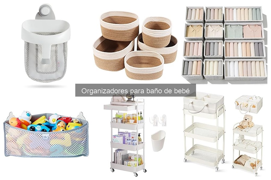 Alternativas a los Organizadores para Baño de Bebé