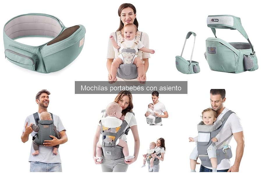 Alternativas a mochilas portabebés con asiento para transportar bebés
