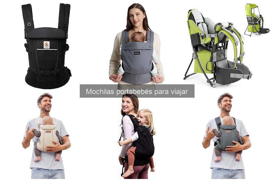 Alternativas a mochilas portabebés para viajes en familia