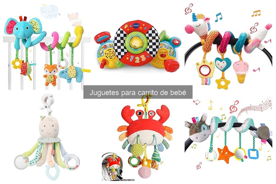 Alternativas Compactas de Juguetes para Carrito de Bebé