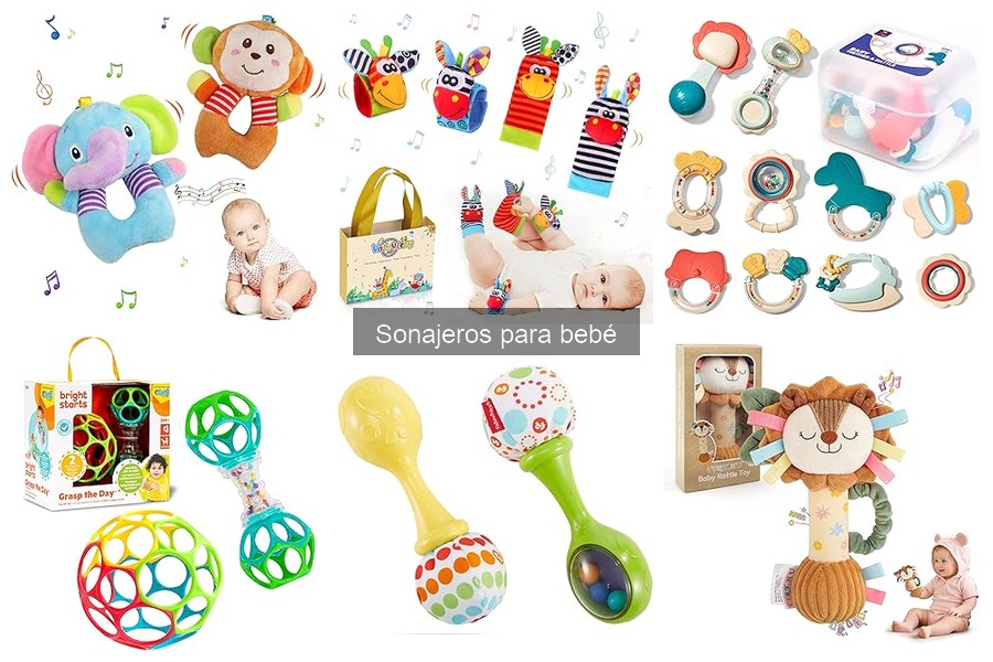 Alternativas creativas a los sonajeros para bebés