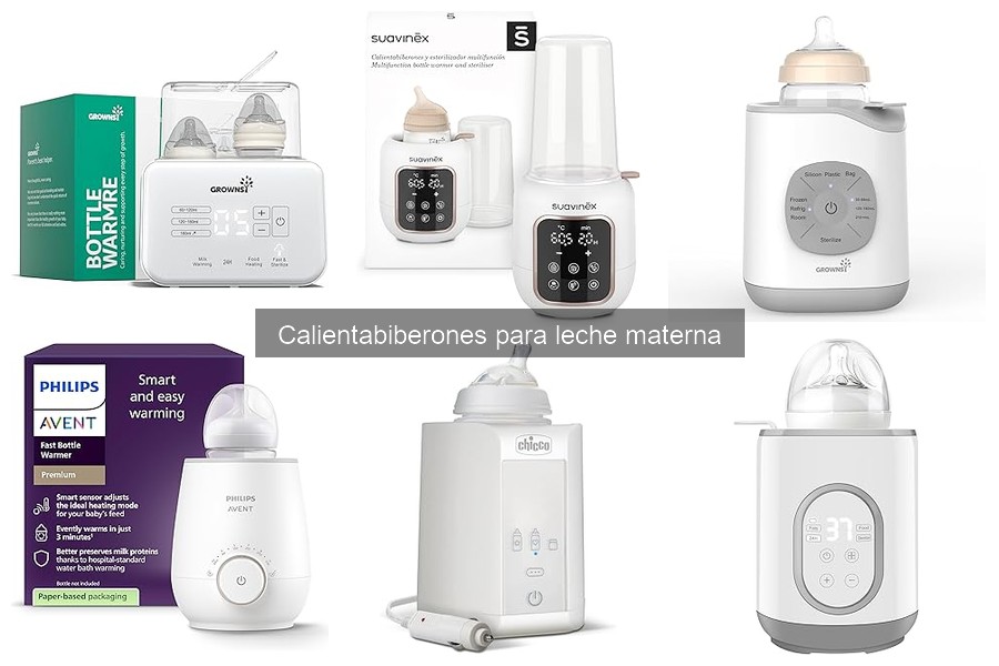 Alternativas efectivas al calientabiberones para leche materna