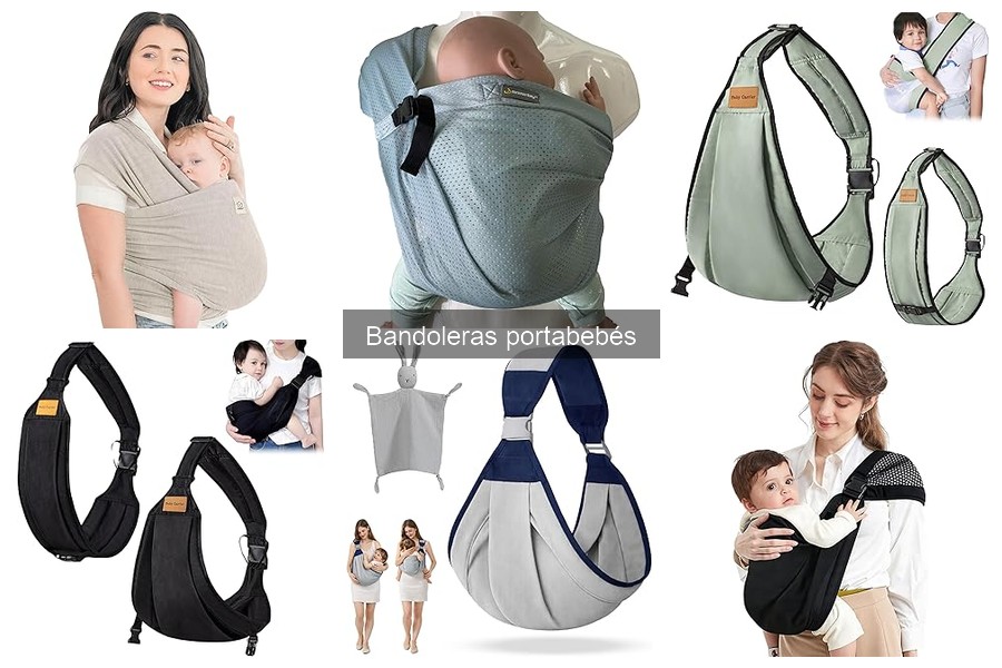 Bandoleras portabebés ligeras para climas calurosos