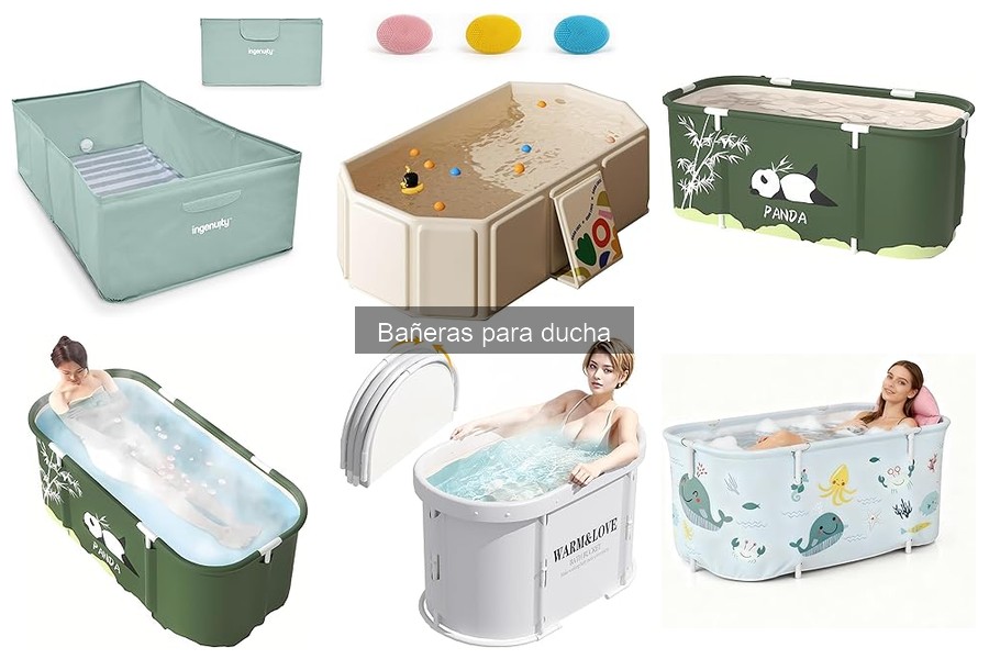 Bañeras para ducha con accesorios: Guía de comparativa