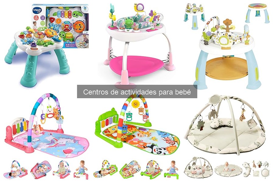 Beneficios de los centros de actividades para bebés