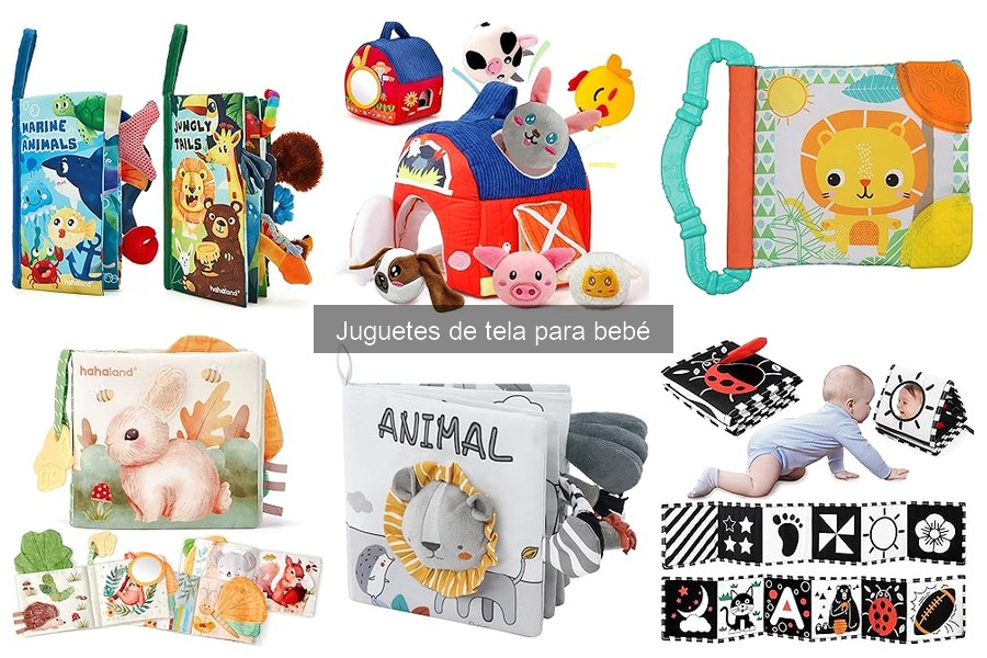 Beneficios de los juguetes de tela para el desarrollo del bebé