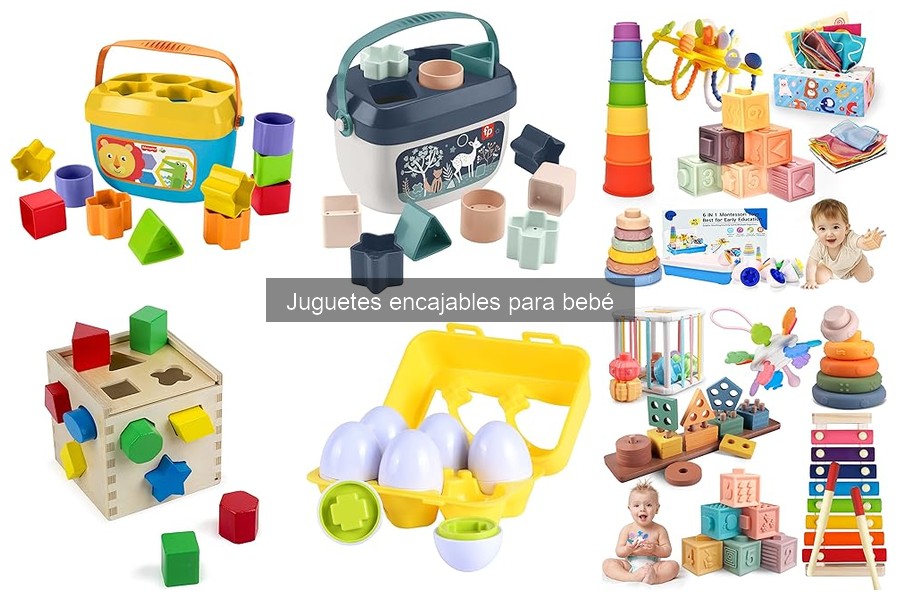 Beneficios de los juguetes encajables para el desarrollo psicomotor