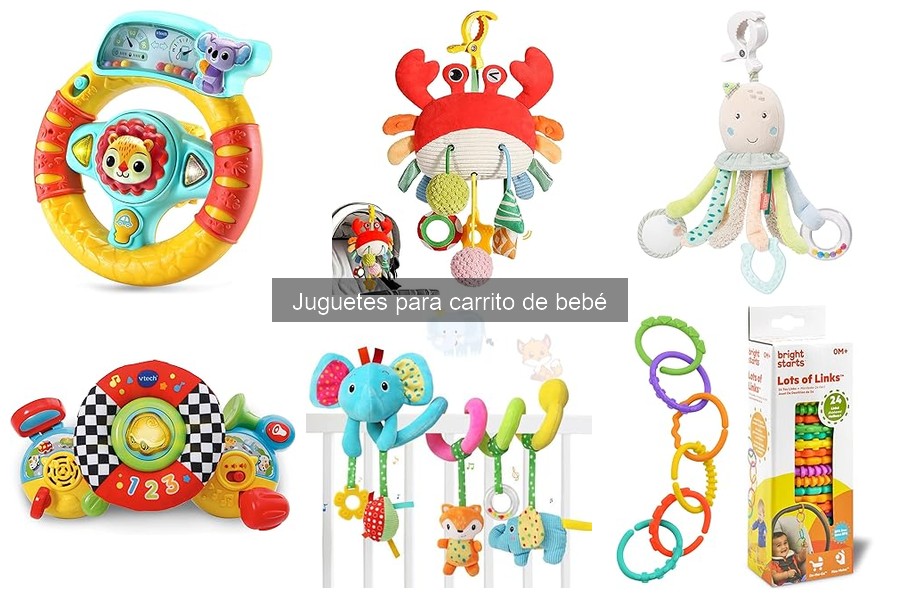 Beneficios de usar juguetes en el carrito de bebé