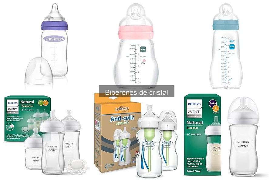 Biberones de cristal: Beneficios y características principales
