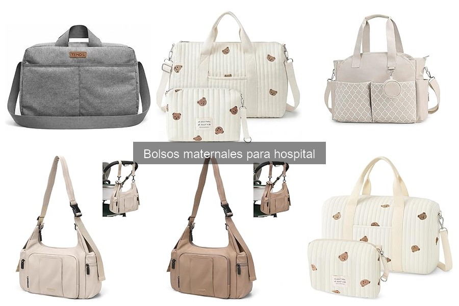 Bolsos maternales para hospital: Compartimentos especiales