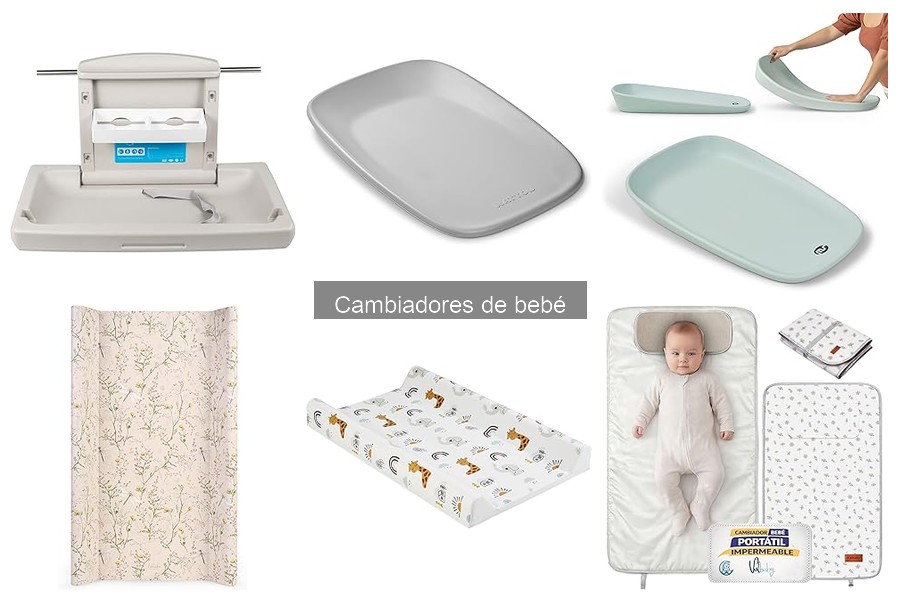 Cambiadores de bebé que también son muebles decorativos