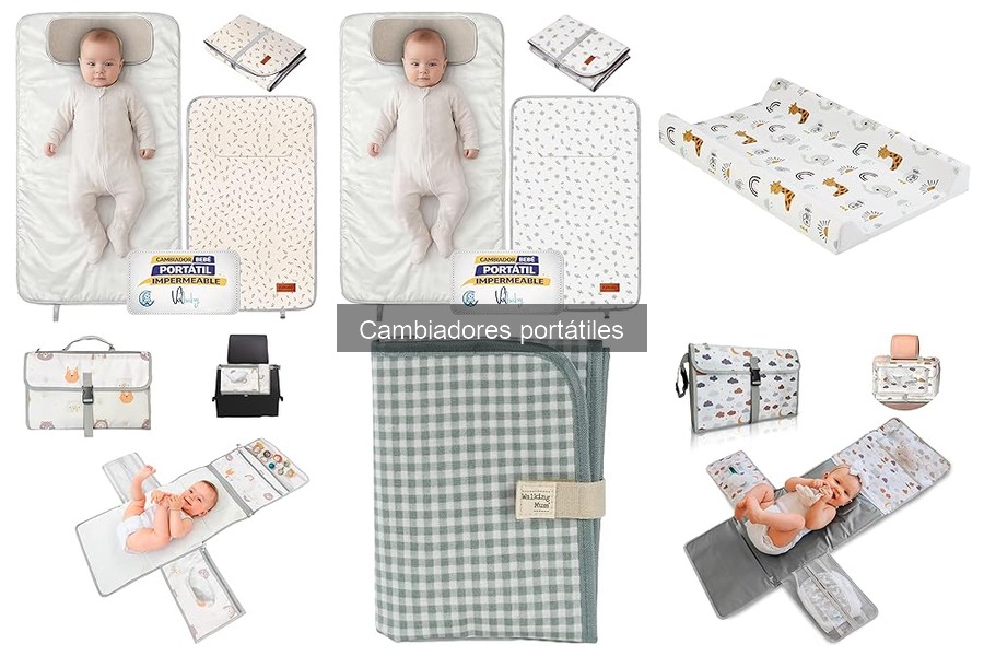 Cambiadores portátiles recomendados para recién nacidos