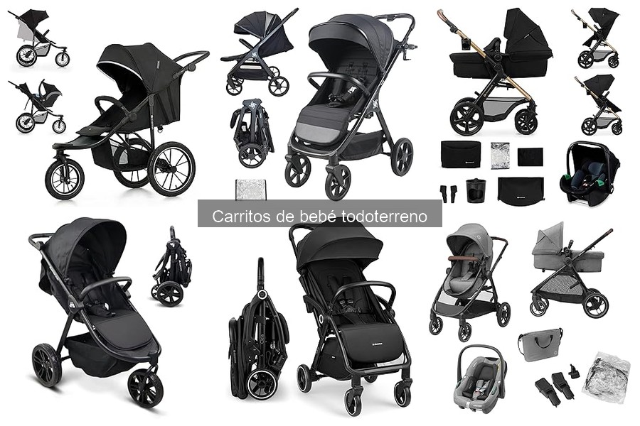 Carritos de bebé todoterreno para terrenos nevados