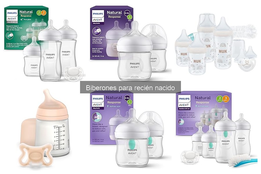 Cómo elegir el biberón ideal para recién nacidos