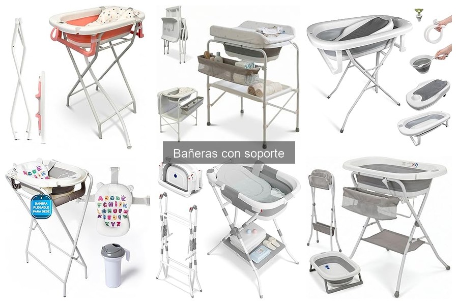 Cómo elegir la mejor bañera con soporte para tu bebé