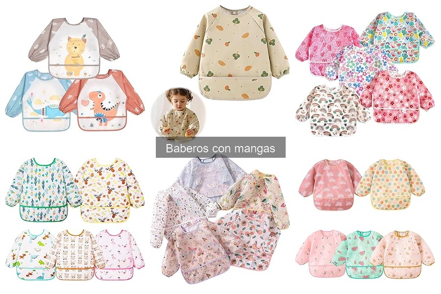 Cómo elegir los mejores baberos con mangas para tu bebé