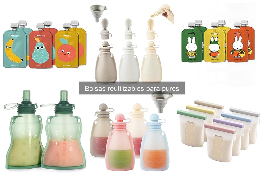 Cómo hacer purés perfectos para bolsas reutilizables