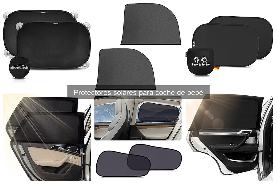 Cómo instalar un protector solar para coche de bebé