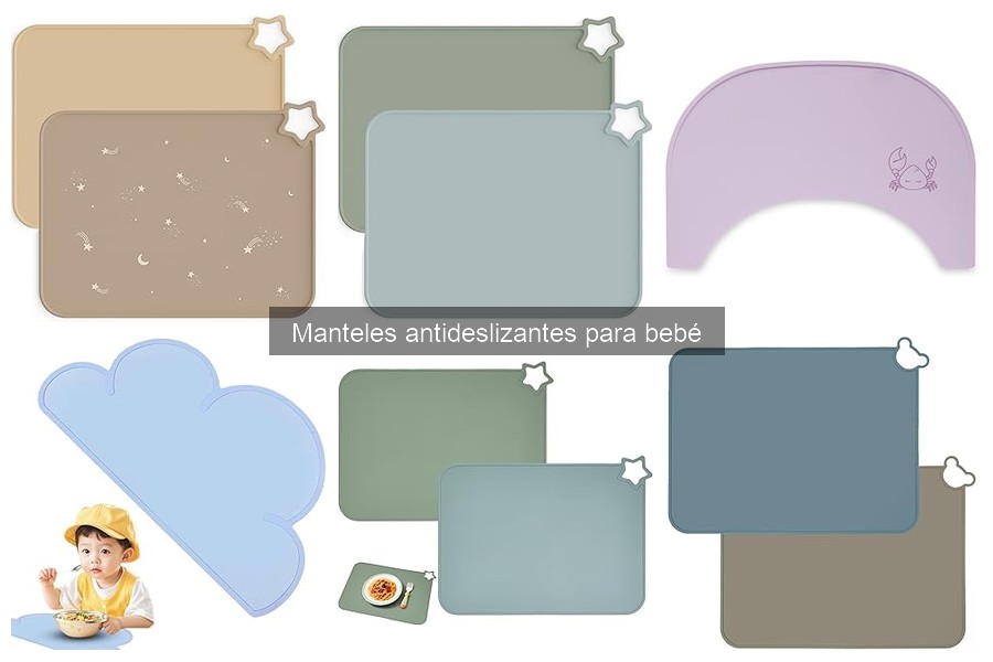 Cómo limpiar manteles antideslizantes para bebé fácilmente