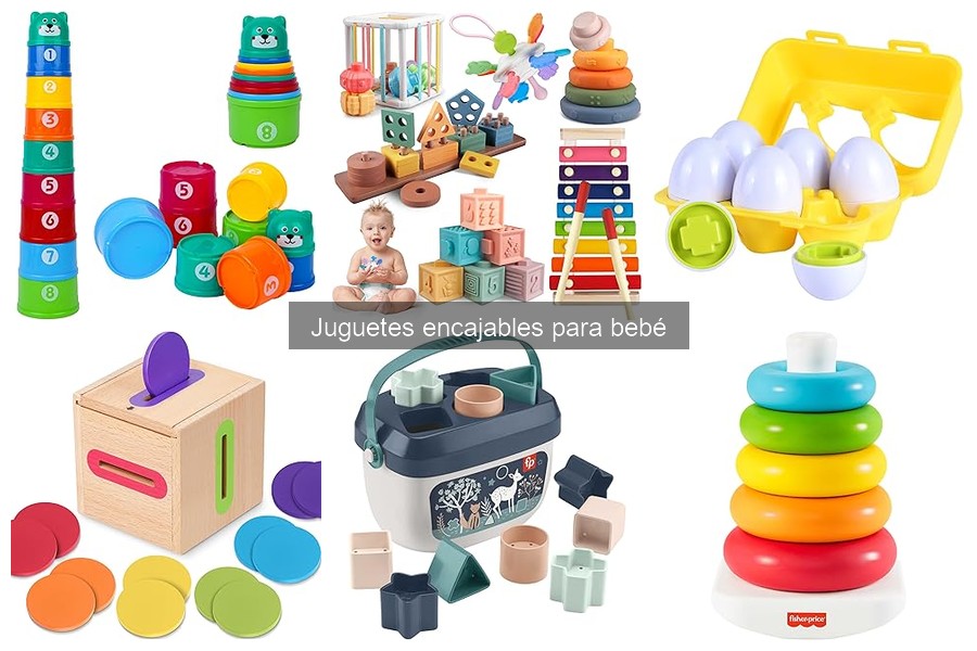 Cómo limpiar y mantener juguetes encajables para bebés