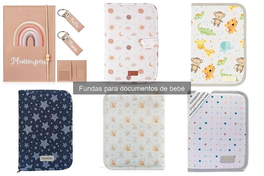 ** Cómo organizar los documentos del bebé en fundas prácticas