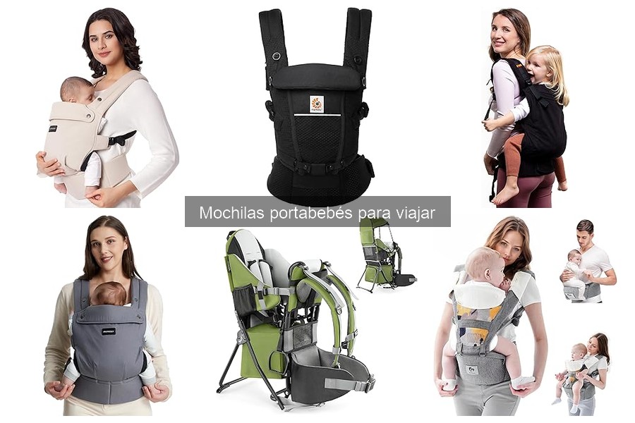 Cómo usar correctamente una mochila portabebés al viajar