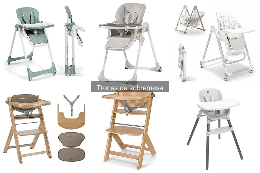Cómo usar correctamente una trona de sobremesa