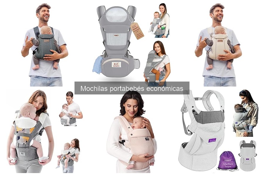 Cómo usar mochilas portabebés económicas de forma segura