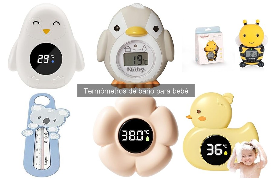 Cómo usar un termómetro de baño para bebé: guía práctica