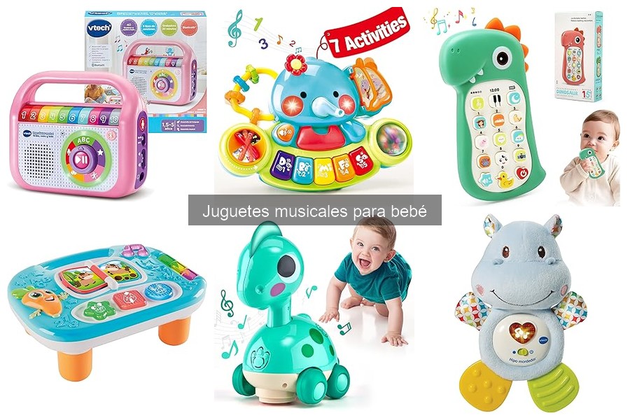 Cómo utilizar juguetes musicales para estimular el desarrollo del bebé