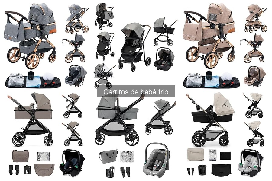 Comparativa carritos de bebé trío vs otros tipos de carritos