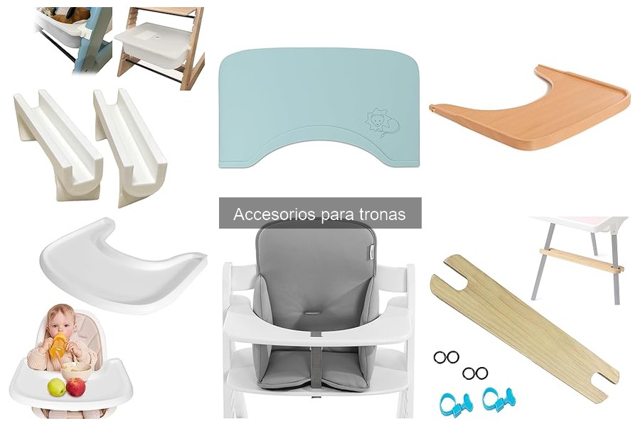 Comparativa de accesorios para tronas: mejores opciones 2023