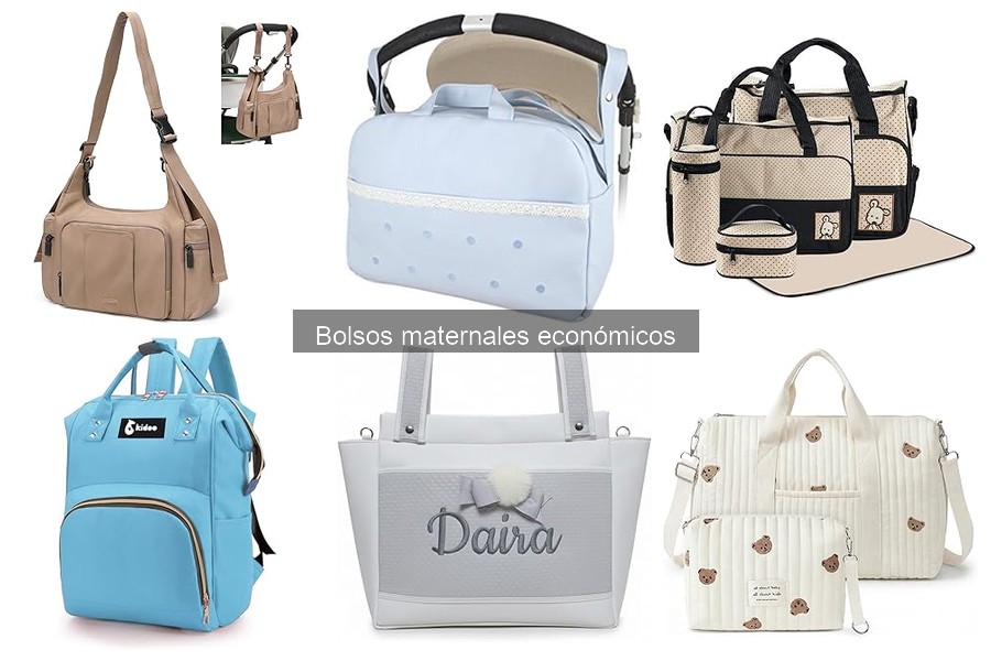 Comparativa de Bolsos Maternales Económicos y de Lujo