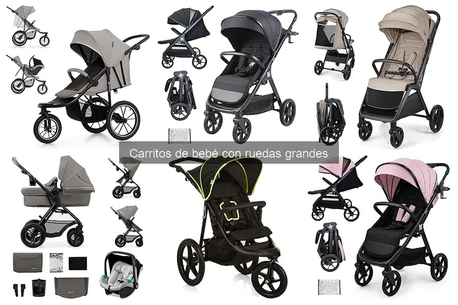 Comparativa de carritos de bebé con ruedas grandes 2023