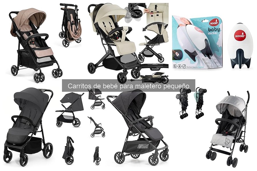 Comparativa de carritos de bebé ligeros y compactos