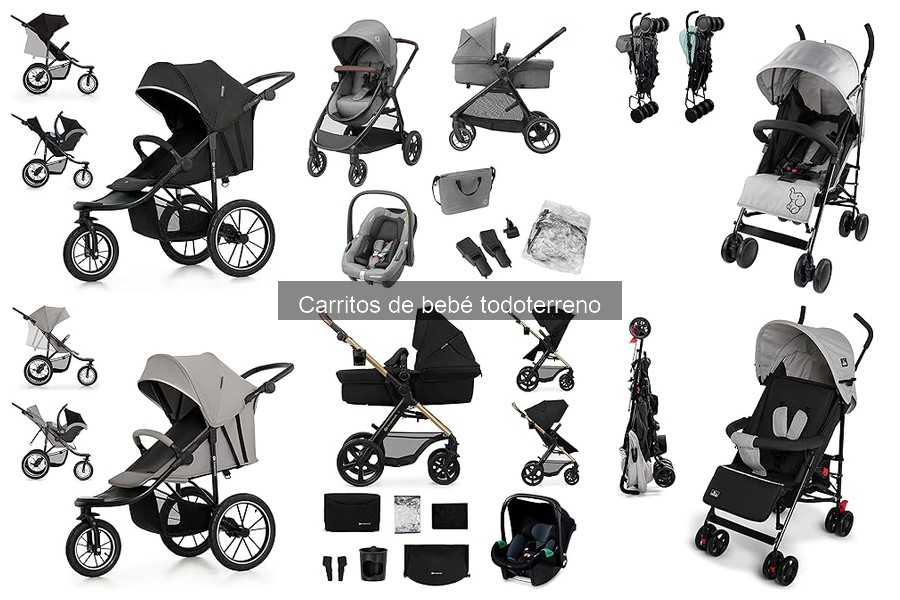 Comparativa de carritos de bebé todoterreno más populares