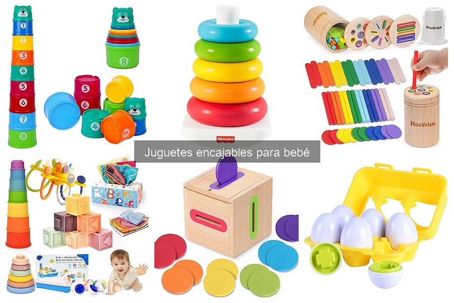 Comparativa de Juguetes Encajables para Bebé: Mejores Marcas