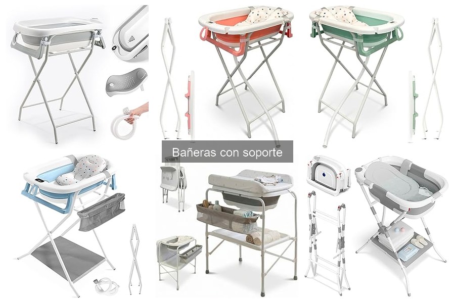 Comparativa de las Mejores Bañeras con Soporte para Bebés