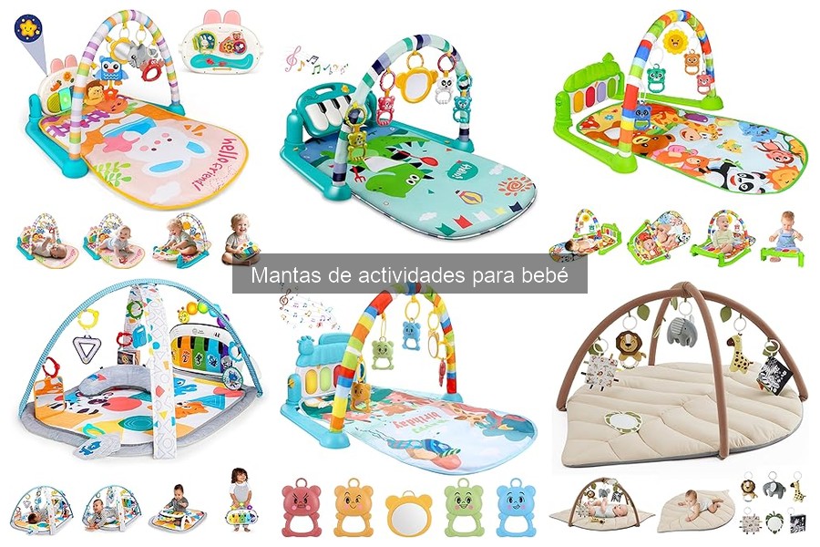 Comparativa de materiales en mantas de actividades para bebé